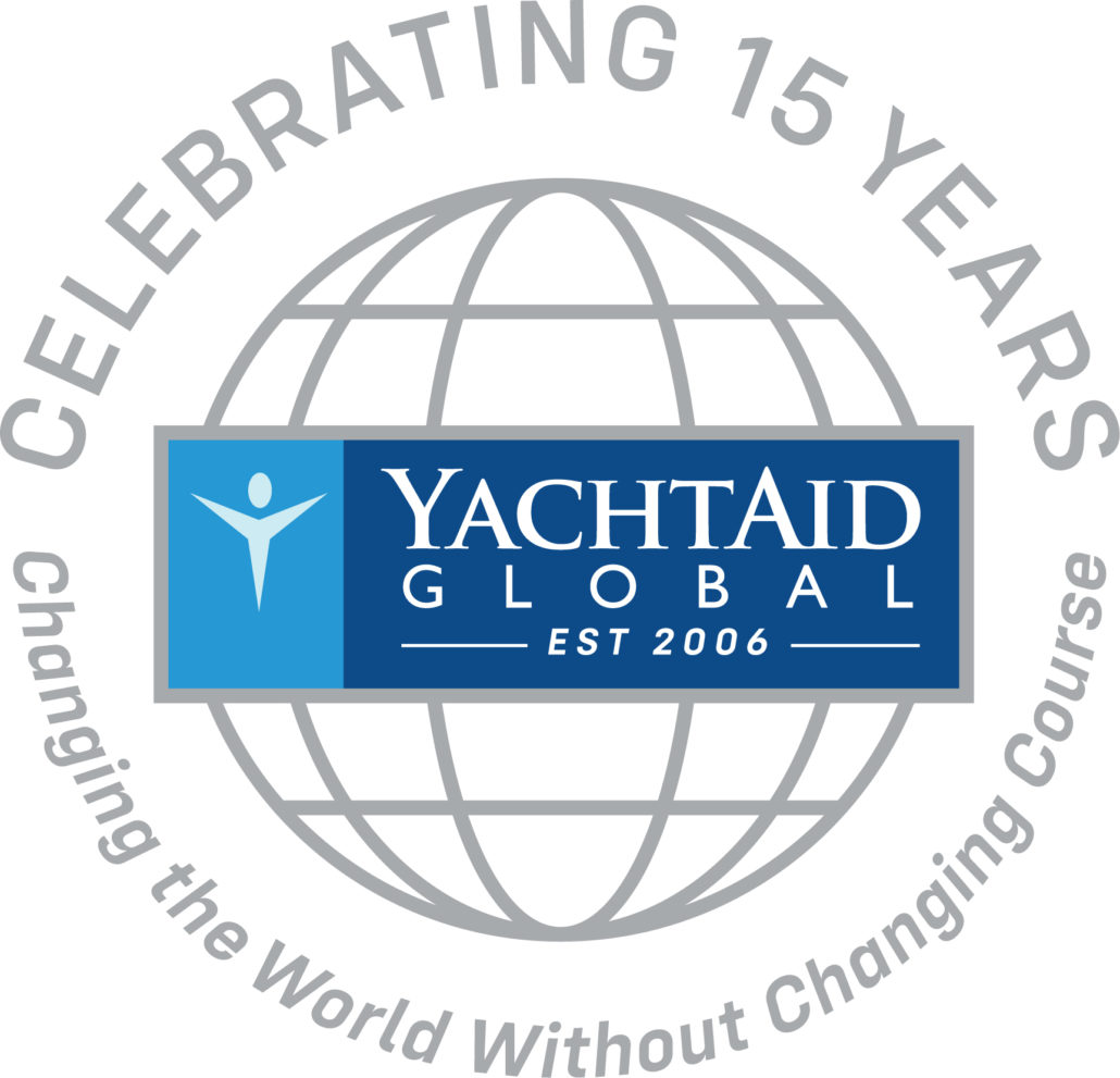YachtAid Global Celebrating 15 Years Logo